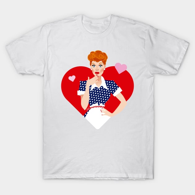 Redhead T-Shirt by AlejandroMogolloArt